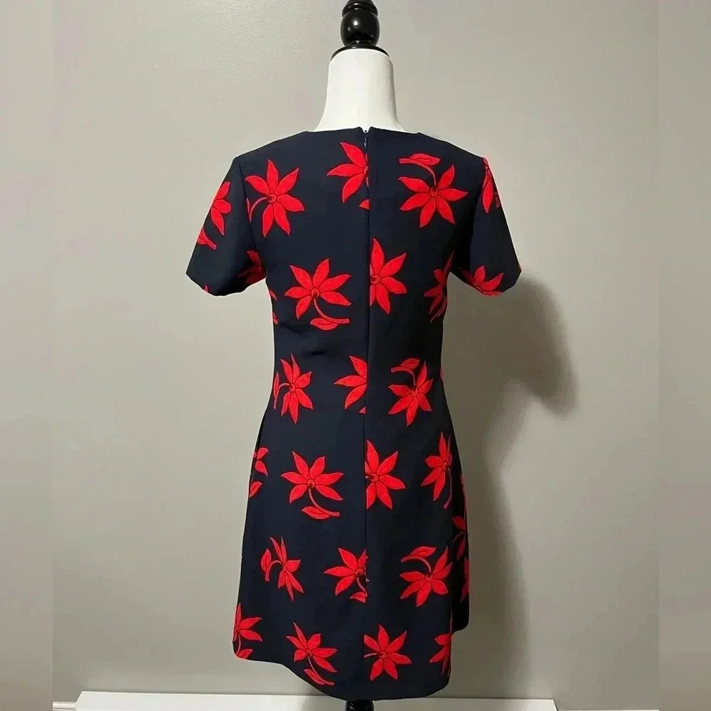 Banana Republic Short Sleeve Floral Print Midi Dress - Picture 9 of 14